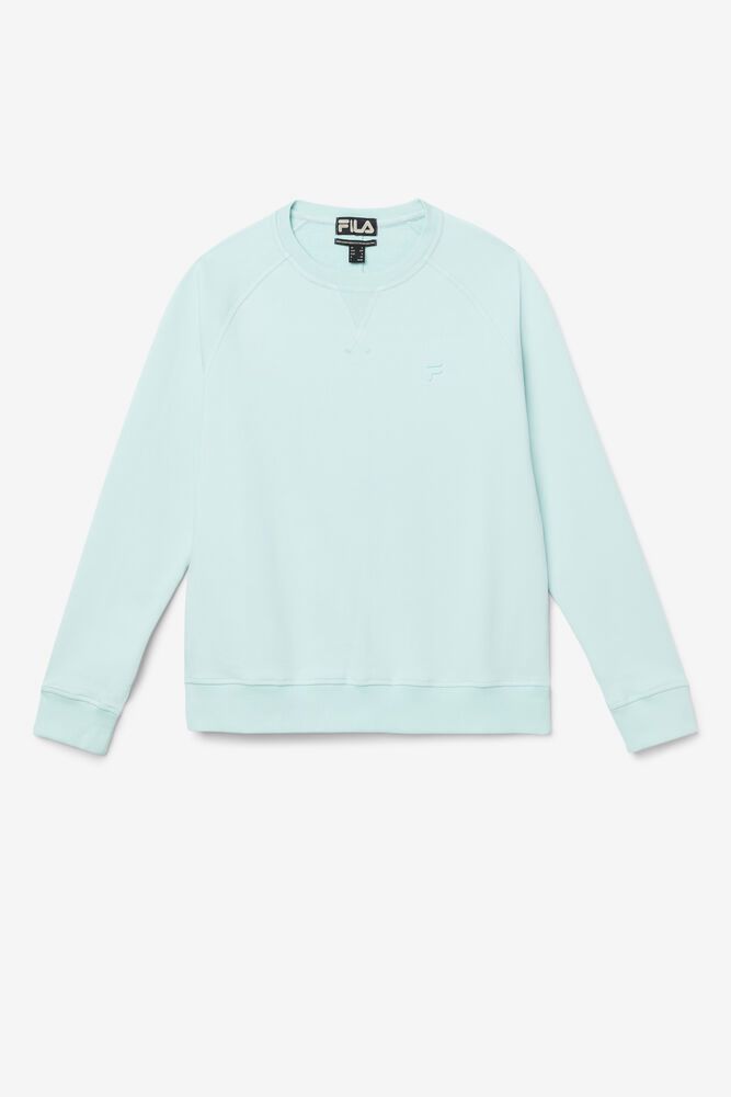 Fila Sweatshirt Logan Crewneck Womens Blue - India QNV-345821